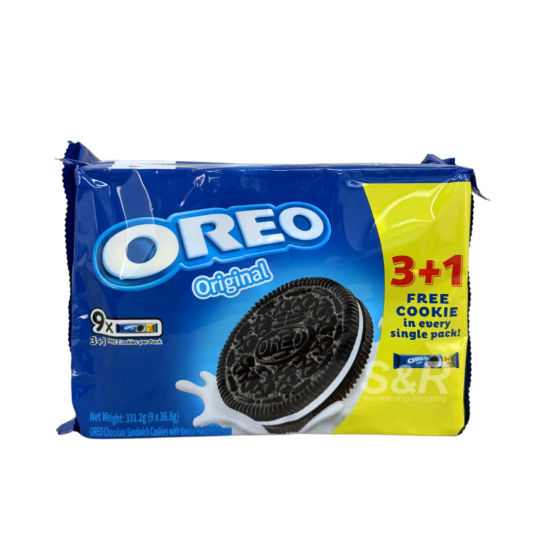 Oreo Original Sandwich Cookies 2 Packs x 9 Pieces Oreo Original Sandwich Cookies 2 Packs x 9 Pieces